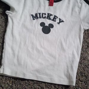 Disney x Forever 21 White Tee with Black Trim